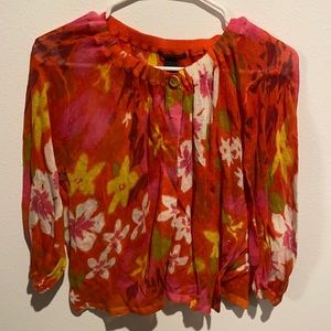 Lucky Brand Orange & Pink Shawl